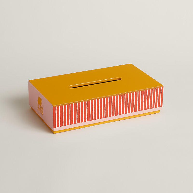 Les Cabanes tissue box | Hermès USA